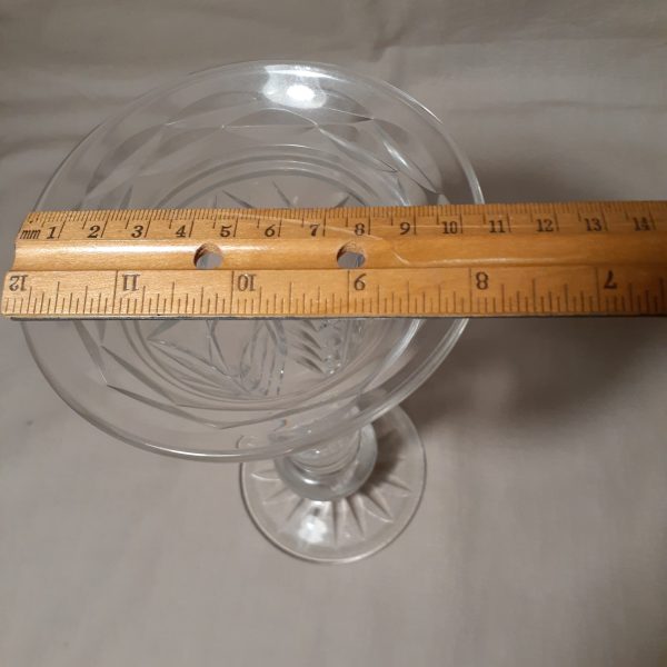 Sold Bobshop 3 Sept 2025 Lead Crystal hand cut glass vase - Vintage - Image 2