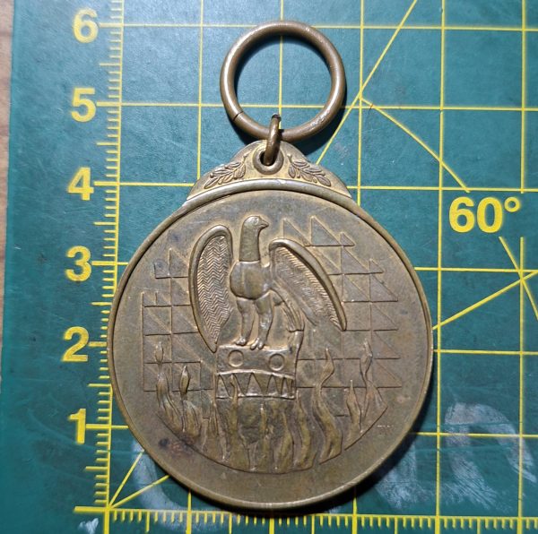 Zimbabwe independence medal 18 april 1980 - bronze stamped No. 14572 - Image 2