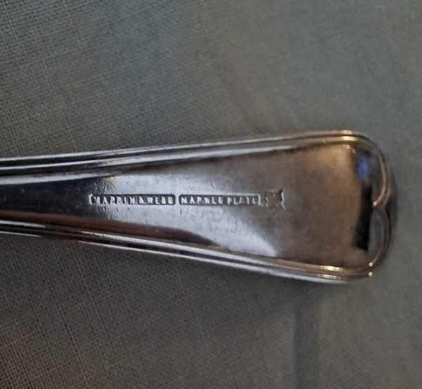 9 Mappin and Webb forks -  L monogram - Image 5