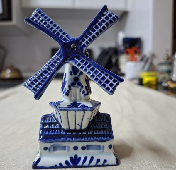 Delft Windmill - Hand painted Delfts Blau - Image 4