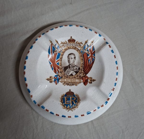 Royalty Commemorative Ashtray Edward VIII coronation 1937