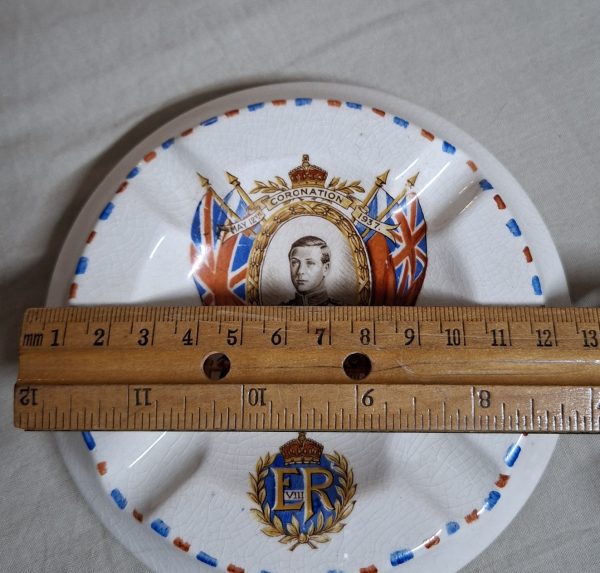 Royalty Commemorative Ashtray Edward VIII coronation 1937 - Image 2