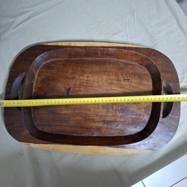 traditional african meat platter - Kiaat - Mukwa wood - Image 4