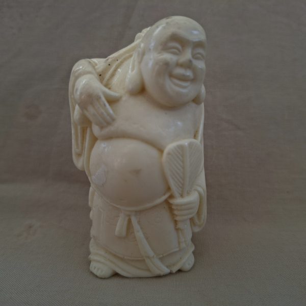 3 Chinese deities - faux ivory composite 7 cms  - fortune prosperity and longevity - Image 4