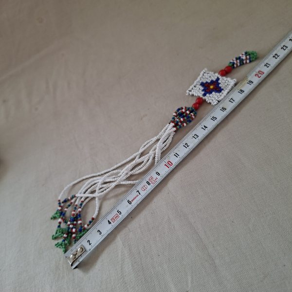 Traditional old Zulu Beadwork - Neck Piece? and beaded body adornment / necklace - glass beads - Image 3