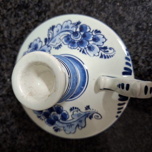Delft Candle stick - blue and white - hand painted - Image 3