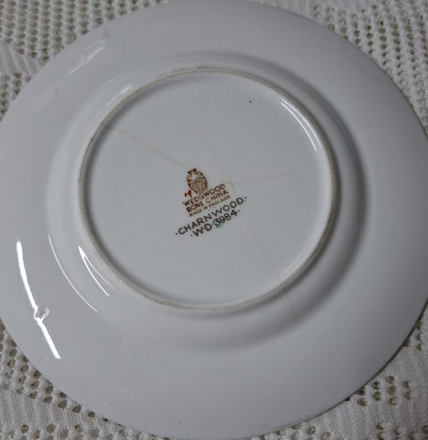 Wedgwood duo -Charnwood design.    Pre 1987 Cup and Saucer - tea plate with crack included. - Image 2