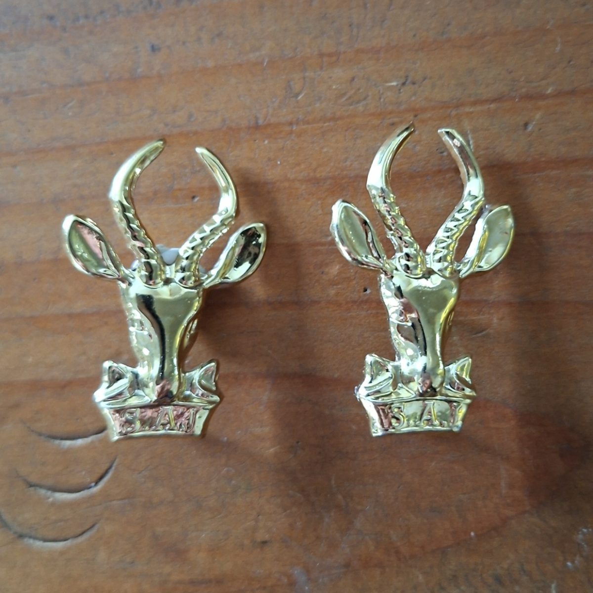 Pair SA Infantry? badges pins SAI