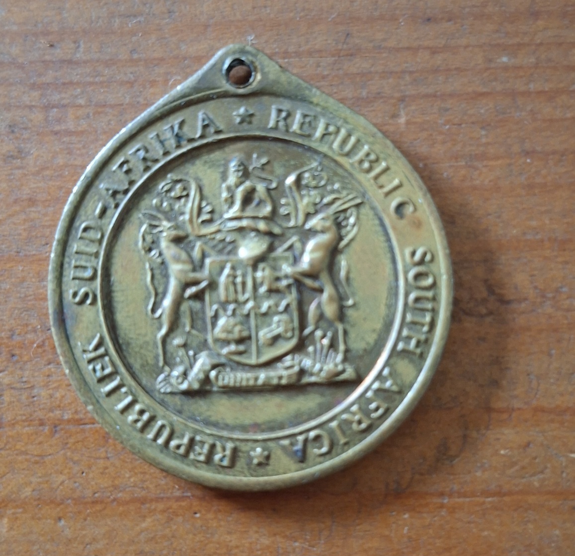 SA Republic 31.5.1961 medallion. 