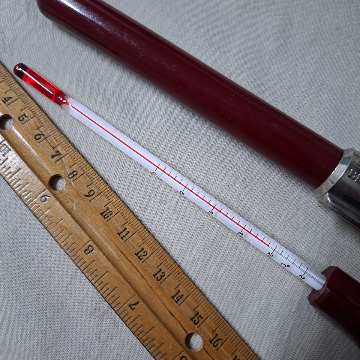 for Wine Thermometer in a case