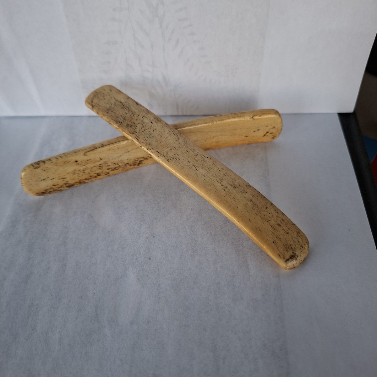 Rhythm bones - antique musical instruments