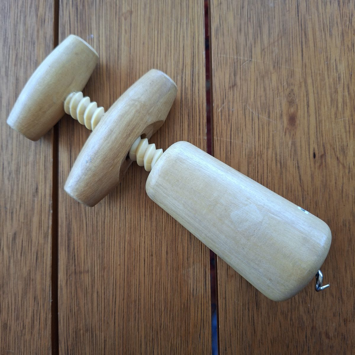 Corkscrew Wooden French Wine Bottle Opener - Treen