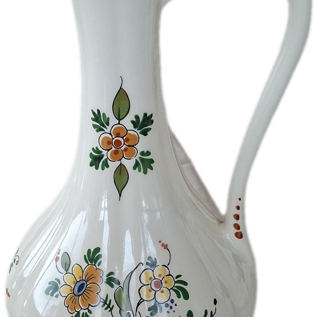 Delfts Polychrome jug ewer 29cms tall - Made in Holland