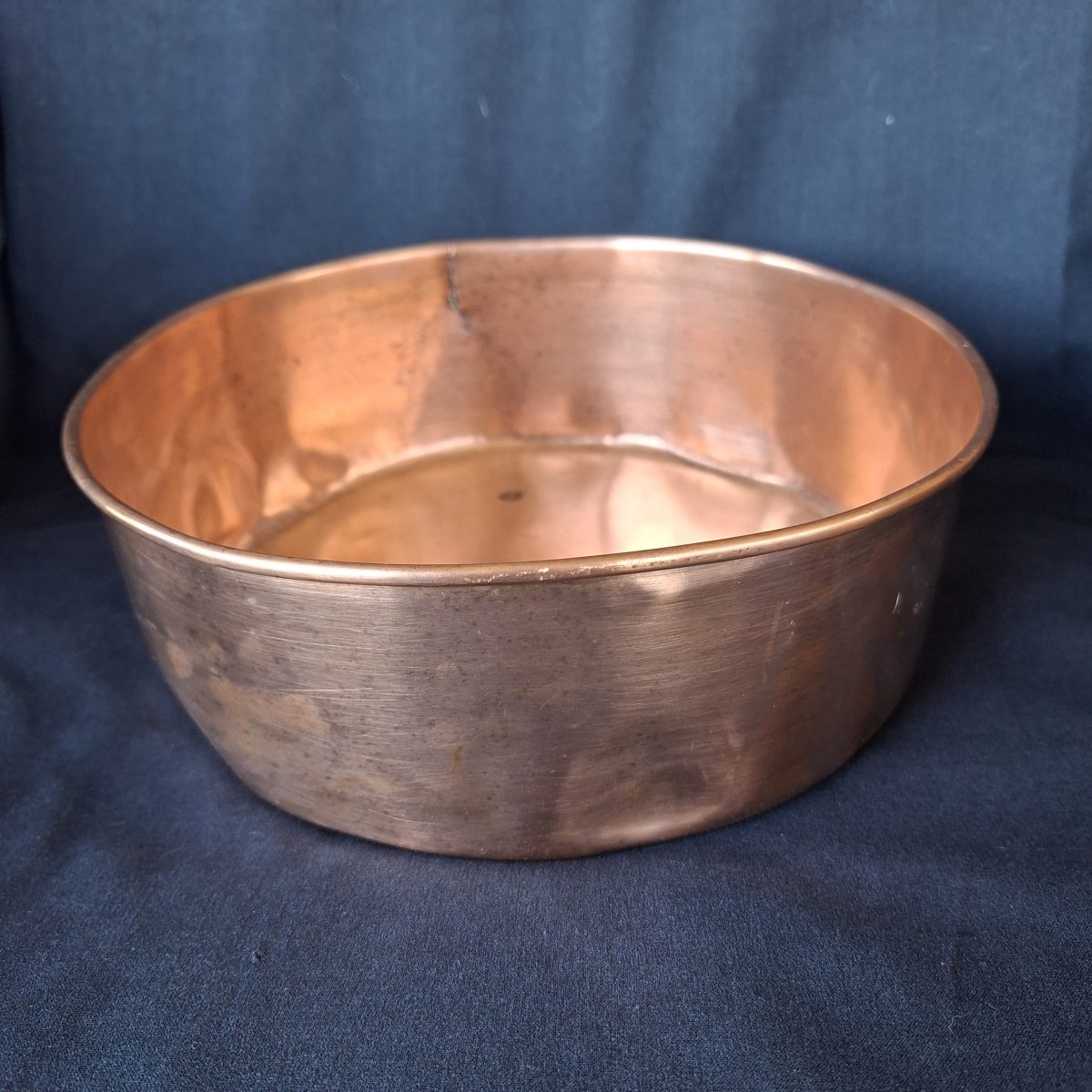 Copper pan - hand crafted artisnal vintage