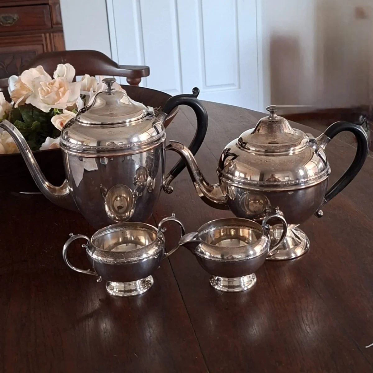 Silver Plate on Copper tea coffee set  Silver plate on Copper - Canada
