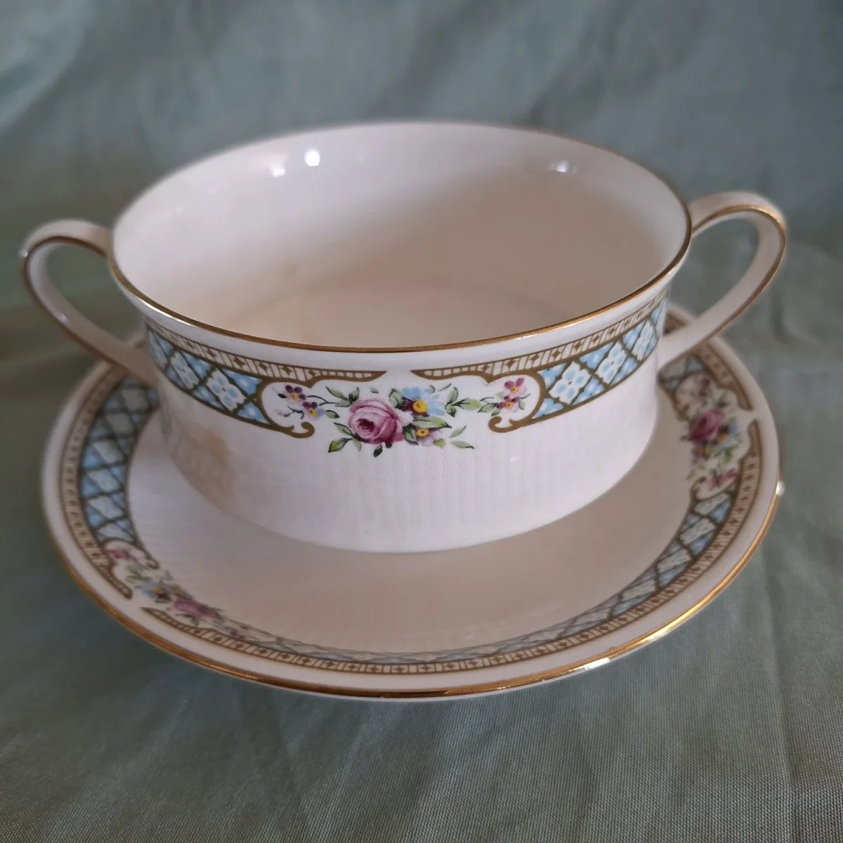 Paragon soup bowl and saucer Burford design - replacement porcelain
