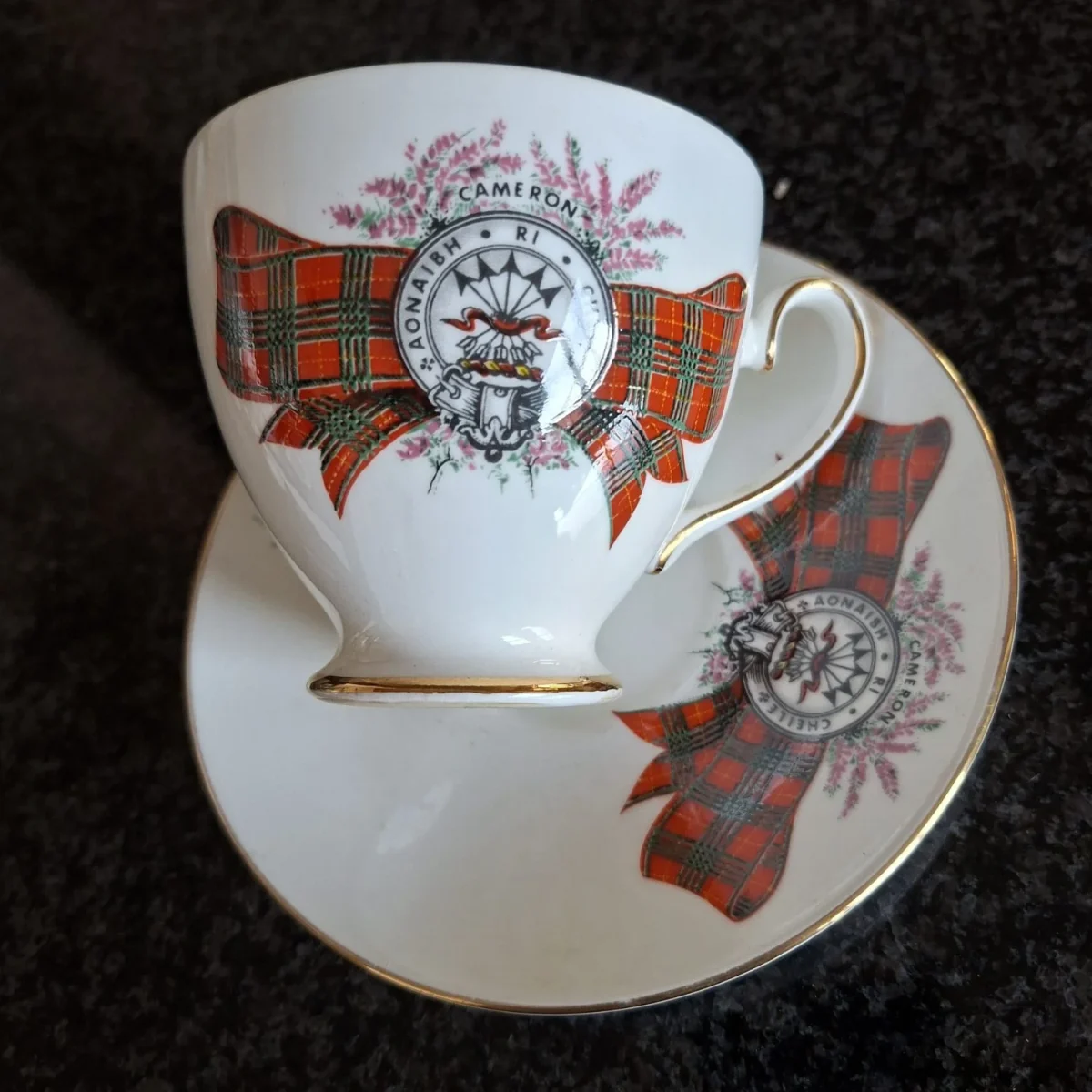 Tea Duo Royal Grafton - scottish Cameron tartan